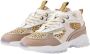 VINGINO Mandy 2 leren sneakers beige Meisjes Leer Meerkleurig 38 - Thumbnail 3