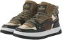 VINGINO Maxime leren sneakers zwart bruin Leer Meerkleurig 28 - Thumbnail 1