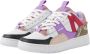 VINGINO Milou leren sneakers wit roze Multi Meisjes Leer Meerkleurig 28 - Thumbnail 4