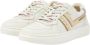 VINGINO Odette Low leren sneakers wit goud Meisjes Leer Meerkleurig 34 - Thumbnail 4