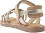 VINGINO Olivia leren sandalen goud metallic Leer Dierenprint 29 - Thumbnail 4