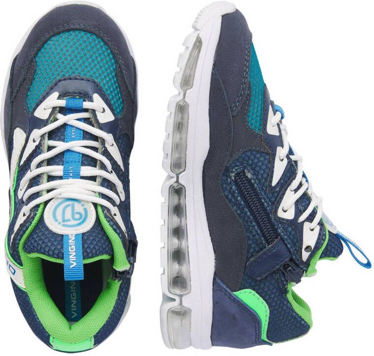 Vingino R.SP.CT sneakers blauw turquoise