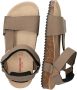 Vingino VIN825425-708 Jongens Platte Sandalen Bruin Leer Klittenband - Thumbnail 4