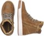 Vingino Sil Xhi Hoge sneakers Leren Sneaker Jongens Kids Cognac - Thumbnail 7