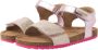 VINGINO Tavi leren sandalen lichtroze metallic Leer Meerkleurig 27 - Thumbnail 7