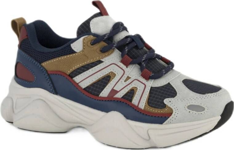 Vty chunky sneakers grijs blauw