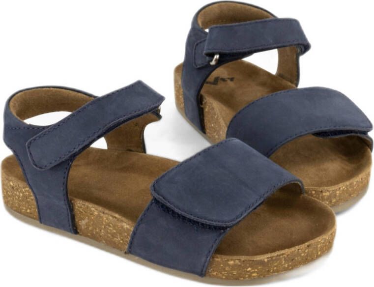 Vty leren sandalen blauw
