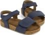 Vty leren sandalen blauw - Thumbnail 3