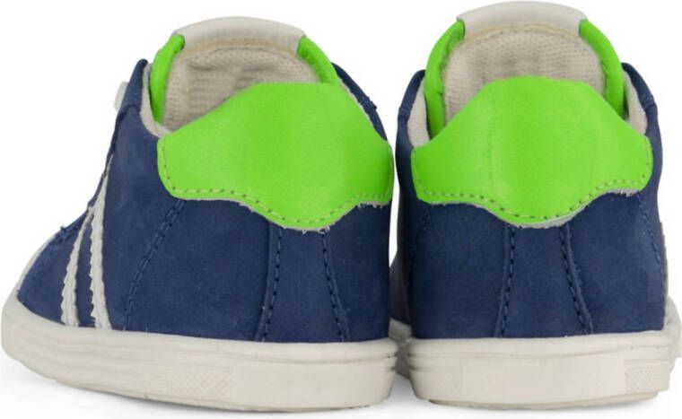Vty leren sneakers blauw