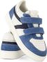 Vty leren sneakers blauw wit - Thumbnail 2