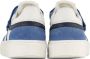 Vty leren sneakers blauw wit - Thumbnail 2