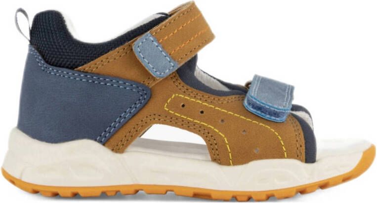 Vty sandalen blauw cognac