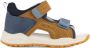Vty sandalen blauw cognac - Thumbnail 2