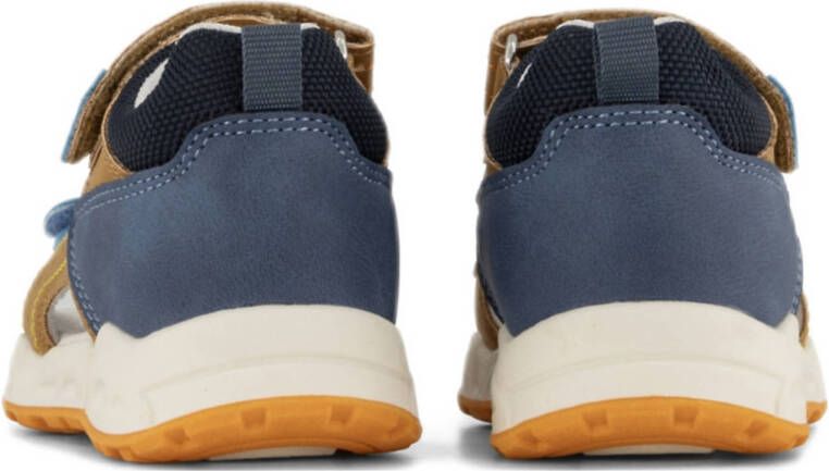 Vty sandalen blauw cognac