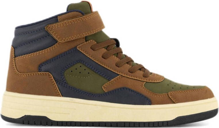 Vty sneakers cognac groen