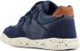 Vty sneakers donkerblauw cognac - Thumbnail 2