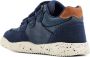 Vty sneakers donkerblauw cognac - Thumbnail 2
