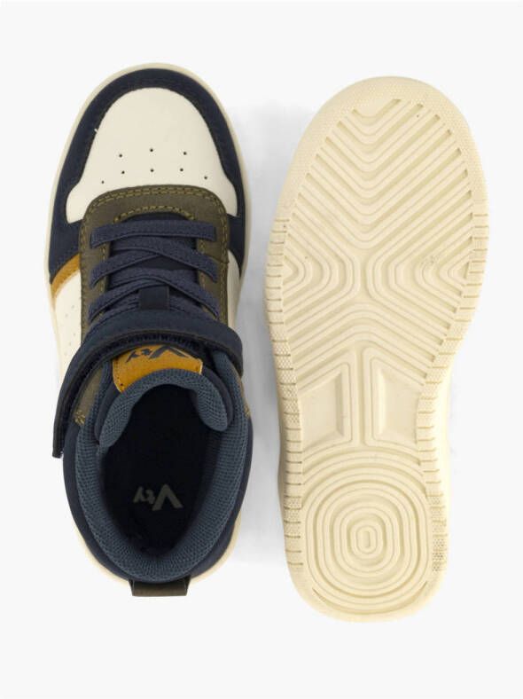 Vty sneakers donkerblauw groen wit