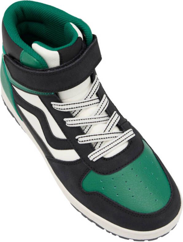 Vty sneakers groen wit zwart