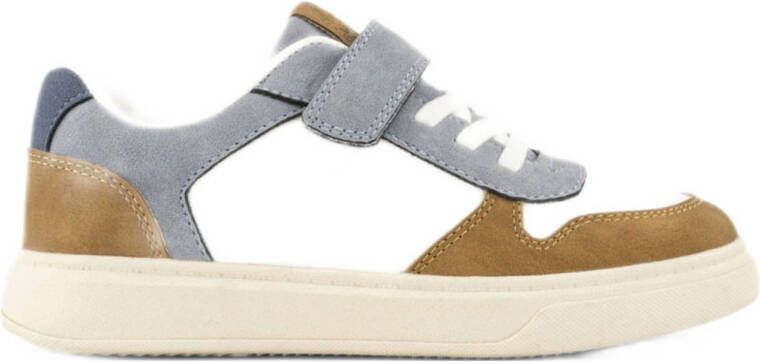 Vty sneakers wit grijs cognac