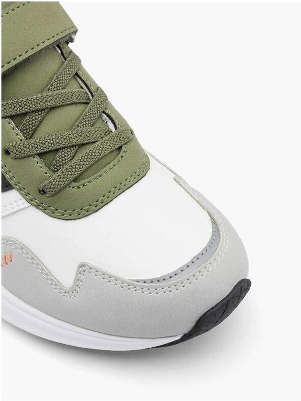 Vty sneakers wit oranje groen