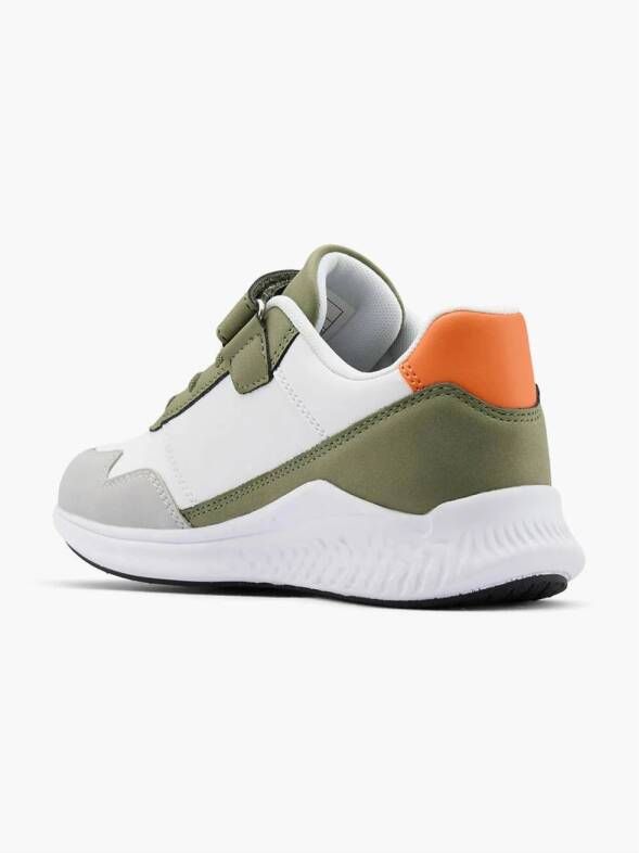 Vty sneakers wit oranje groen