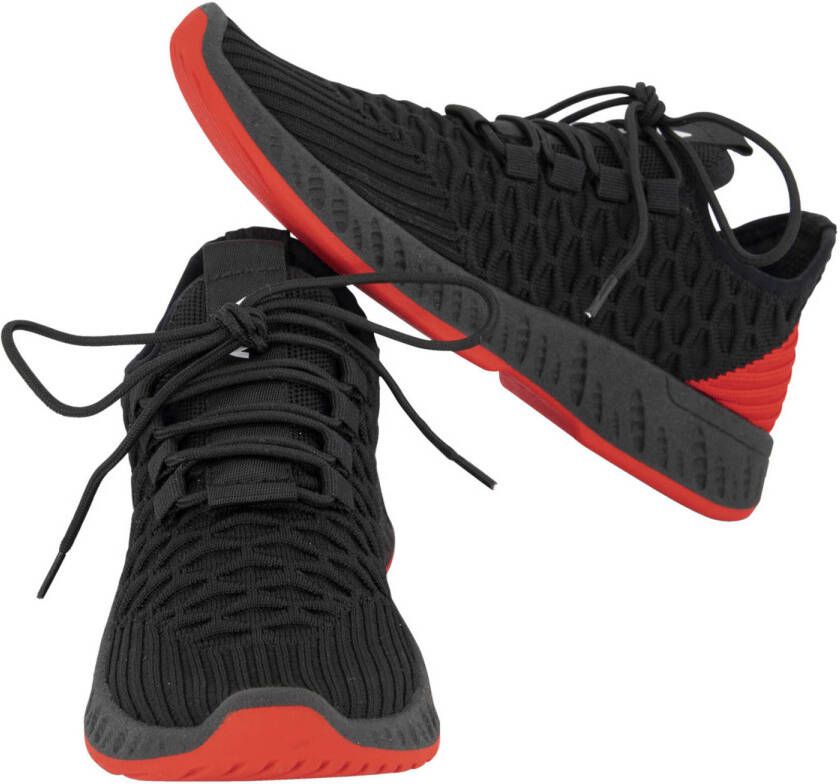 Vty sneakers zwart rood