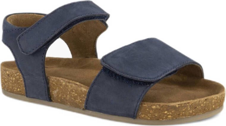Vty suède sandalen donkerblauw