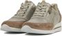 Wäldlaufer Waldlaufer Sneakers Dames Lage sneakers Damesschoenen Leer 980008 glit Glitter Taupe + - Thumbnail 2