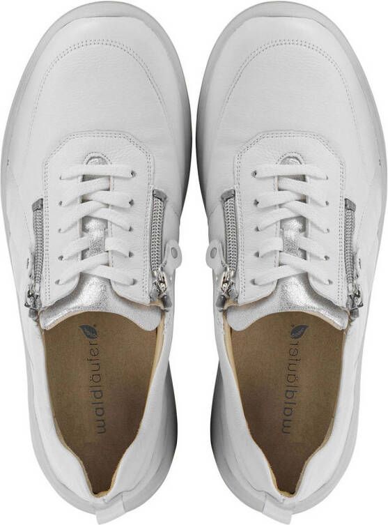 Waldlaufer leren sneakers wit