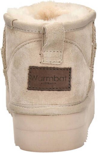 Warmbat Australia Durack Plateau suède enkelboots beige