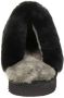 Warmbat Pantoffels Dames Sloffen Instappers Wol Harde zool Open hiel Flurry Zwart - Thumbnail 9