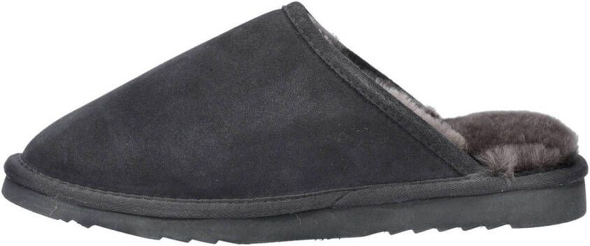 Warmbat Australia suède pantoffels antraciet