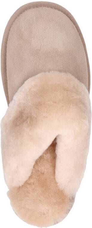 Warmbat Australia suede pantoffels beige