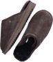 Warmbat Australia gevoerde suède pantoffels bruin - Thumbnail 2