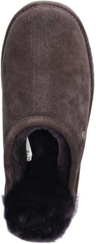 Warmbat Australia suède pantoffels bruin