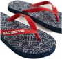 WE Fashion teenslippers blauw rood Jongens Rubber 34 35 - Thumbnail 3