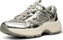 Woden Sportieve en Aantrekkelijke Sif Metallic Sneaker Gray Dames - Thumbnail 5