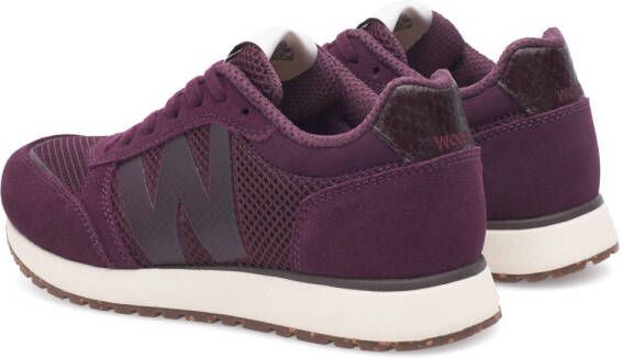 Woden Ronja Icon suède sneakers donkerpaars