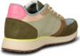 Woden Kleur-geblokkeerde leren sneakers met kurkzool Multicolor Dames - Thumbnail 6