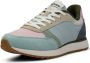 Woden Ronja Color-Blocked Leren en Textiele Sneakers Blauw Dames - Thumbnail 4