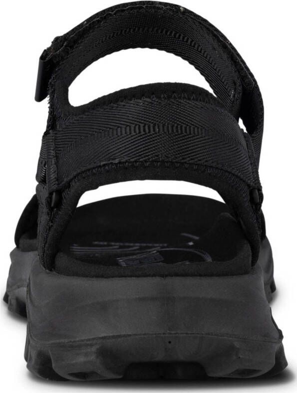 Woden Sandie sandalen zwart