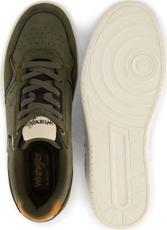 Wrangler sneakers olijfgroen