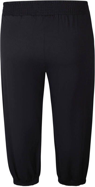 Zhenzi comfort fit regular waist broek zwart
