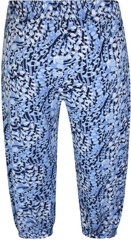 Zhenzi slim regular waist broek blauw