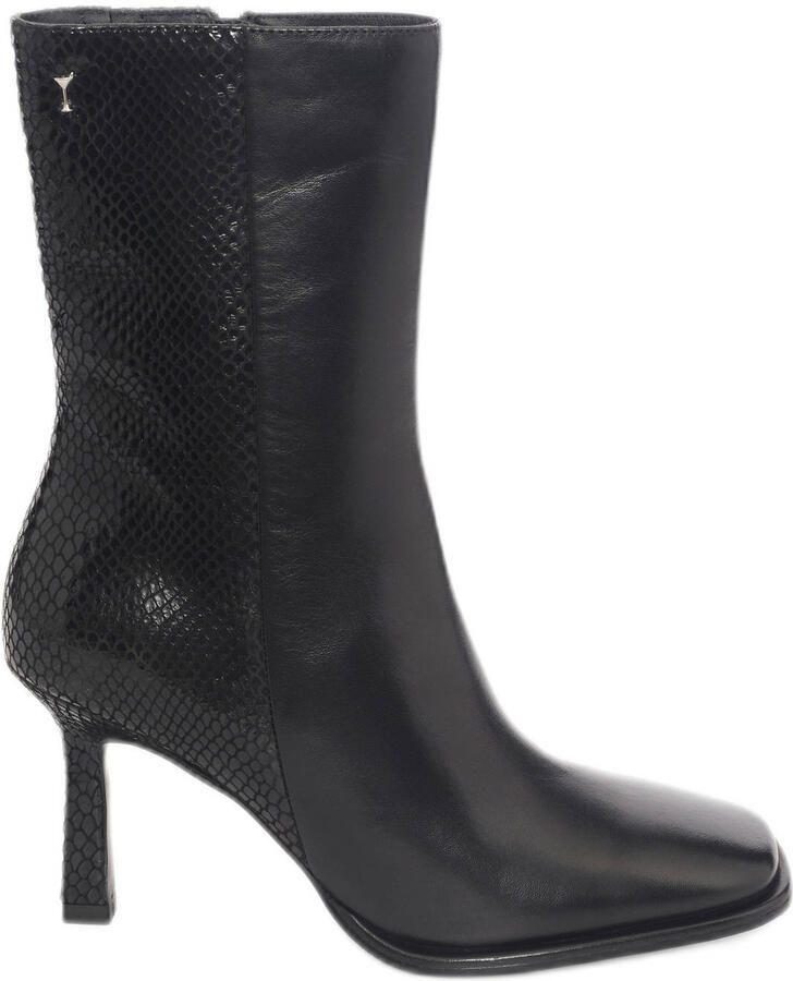 Fabienne Chapot leren enkellaarzen zwart