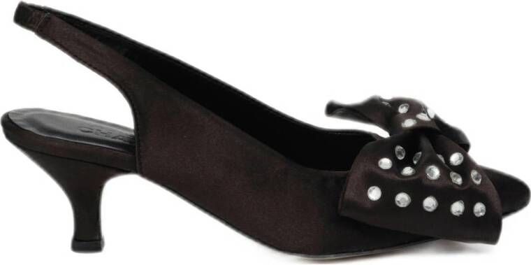 Fabienne Chapot leren slingback pumps zwart