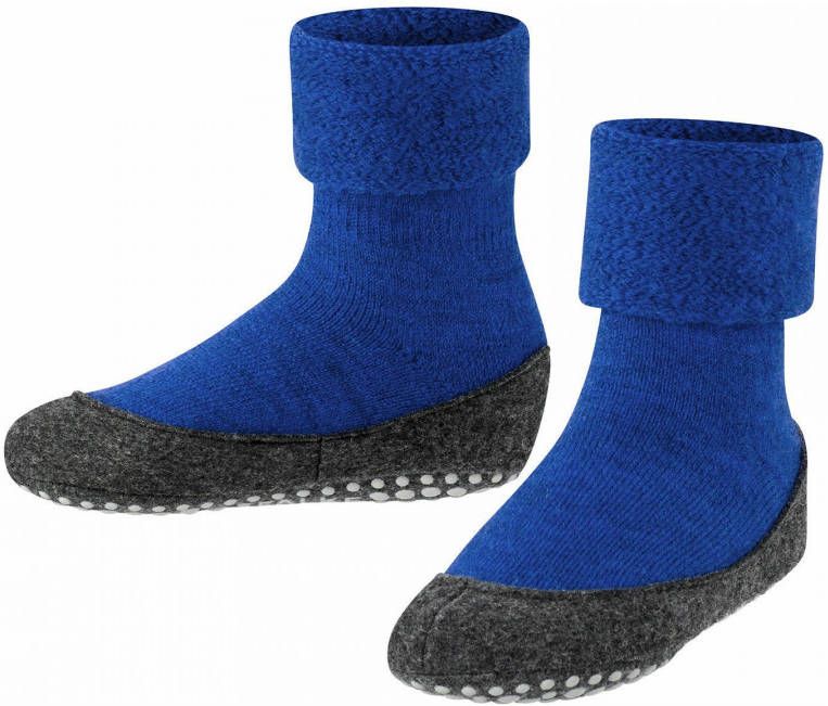 Falke kids pantoffels Blauw Wol Meerkleurig 31-32