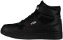 Fila Arcade Velcro Mid Kids Hoge sneakers Leren Sneaker Kids Zwart - Thumbnail 2