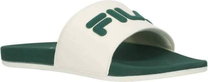 Fila badslipper wit groen